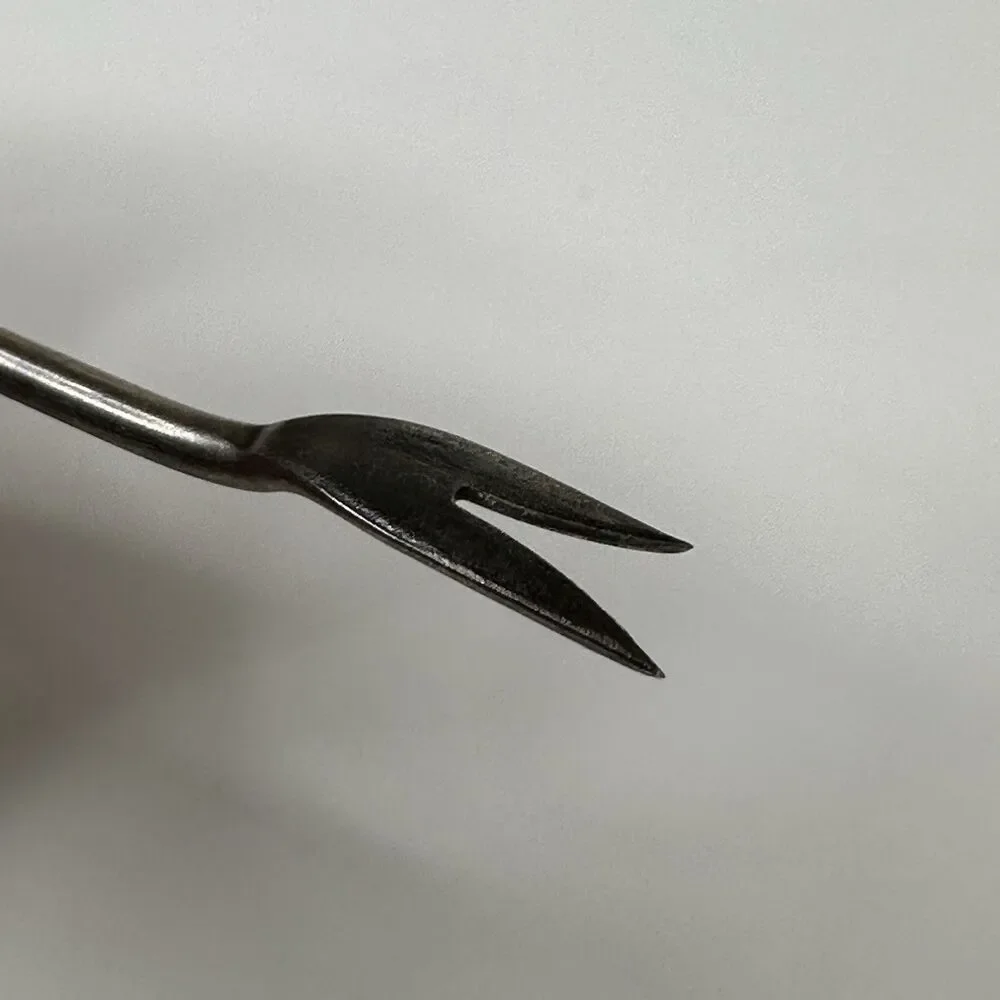 Vtg RobinWood‎ Fondue Forks 7 Mid Century Faces & Cocktail Picks Hor d'oeuvres